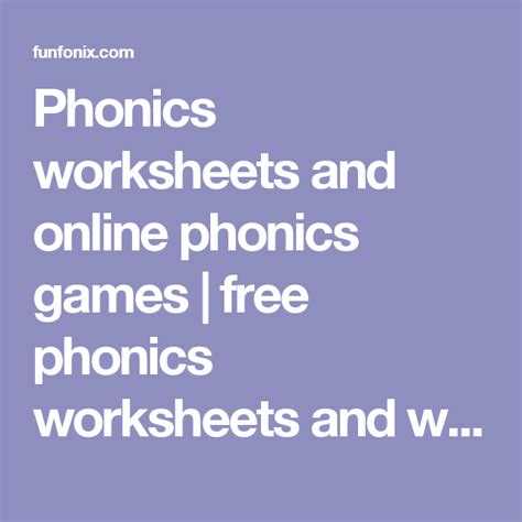 playfonix com|Fun Fonix: Phonics Worksheets, Workbooks, Games, and。